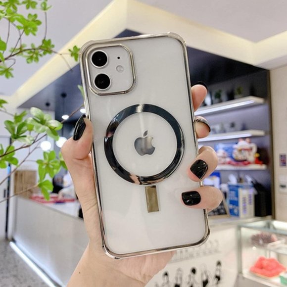 Clear MagSafe Color Ring Case for iPhone 12 Promax - Picture 13 of 18